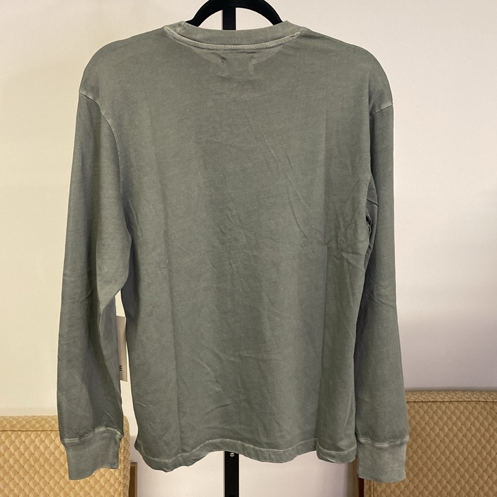 MATE the Label Organic Cotton Long Sleeve Tee In Forest - Picture 7 of 7